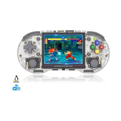 DAM Consola Emulador Multiplataforma Rg353ps. Pantalla 3,5" Ips; S.o. Linux, Quad-core 1,8ghz, Wifi, 128gb. +23000 Juegos. 17,4x2x8,1 Cm. Color: Blanco DAM Consola Emulador Multiplataforma Rg353ps. Pantalla 3,5" Ips; S.o. Linux, Quad-core 1,8ghz, Wifi, 128gb. +23000 Juegos. 17,4x2x8,1 Cm. Color: Blanco