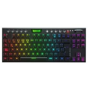 Redragon - Horus Teclado Mecánico Tkl Gaming Inalámbrico Rgb - Switch Rojo - Español - Negro Redragon - Horus Teclado Mecánico Tkl Gaming Inalámbrico Rgb - Switch Rojo - Español - Negro