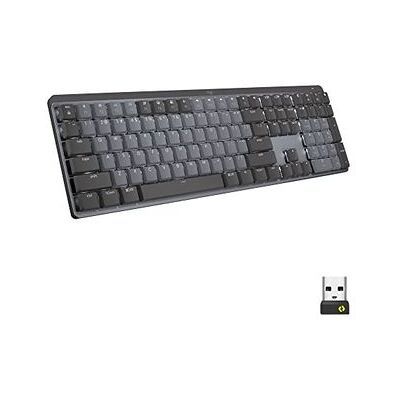 Teclado Ingles Logitech Mx Mechanical Rf Wireless + Bluetooth Qwerty Reino Unido Grafito, Teclado Ingles Logitech Mx Mechanical Rf Wireless + Bluetooth Qwerty Reino Unido Grafito,
