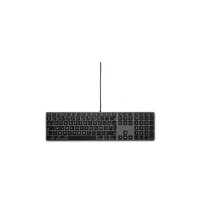 LMP Teclado Usb De Fuente Grande Teclado Usb Con Cable De 110 Teclas Con 2x Usb Y Cubierta Superior De Aluminio - Francés Azerty - G LMP Teclado Usb De Fuente Grande Teclado Usb Con Cable De 110 Teclas Con 2x Usb Y Cubierta Superior De Aluminio - Francés Azerty - G