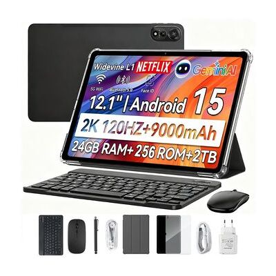 Tablet Blackview Mega 2 12" Fhd+ 2k Android 15 256gb 4g Android 15 Gris Con Accesorios Tablet Blackview Mega 2 12" Fhd+ 2k Android 15 256gb 4g Android 15 Gris Con Accesorios