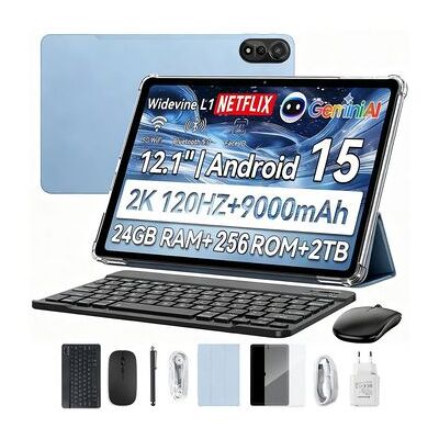 Tablet Blackview Mega 2 12" Fhd+ 2k Android 15 256gb 4g Android 15 Azul Con Accesorios Tablet Blackview Mega 2 12" Fhd+ 2k Android 15 256gb 4g Android 15 Azul Con Accesorios