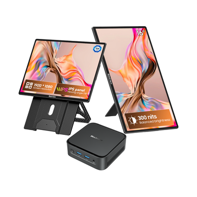 Monitores Portátiles Blackview Table9 De 16 Pulgadas Fhd+ Tüv Sud 60hz Ips+mp50 16gb/512gb 3500u Mini Pc Negro Monitores Portátiles Blackview Table9 De 16 Pulgadas Fhd+ Tüv Sud 60hz Ips+mp50 16gb/512gb 3500u Mini Pc Negro