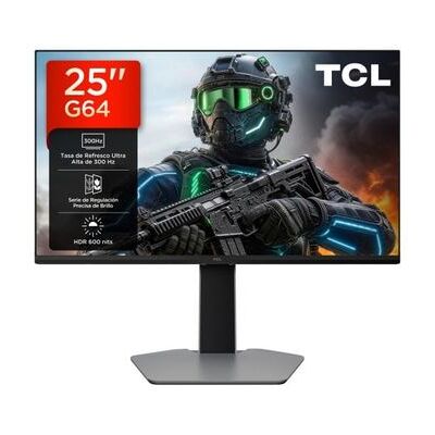 Monitor Gaming Tcl 25g64 24.5'/ Full Hd/ 1ms/ 300hz/ Ips/ Regulable En Altura/ Negro Monitor Gaming Tcl 25g64 24.5'/ Full Hd/ 1ms/ 300hz/ Ips/ Regulable En Altura/ Negro