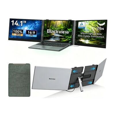 Monitor Portátil Blackview Dcm6 Pro 14" Ips 60hz Usb-c Plug & Play Monitor Portátil Blackview Dcm6 Pro 14" Ips 60hz Usb-c Plug & Play