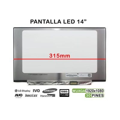 PORTATILMOVIL Pantalla Led De 14" Para Portátil N140hga-ea1 Rev.c1 N140hga-ea1 Rev.c3 PORTATILMOVIL Pantalla Led De 14" Para Portátil N140hga-ea1 Rev.c1 N140hga-ea1 Rev.c3
