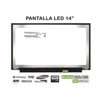 PORTATILMOVIL Pantalla Led Táctil De 14" Para Portátil B140hak02.3 Hw0a Fw1 PORTATILMOVIL Pantalla Led Táctil De 14" Para Portátil B140hak02.3 Hw0a Fw1