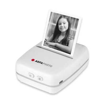 Agfaphoto Realipix Pocket P - Impresora Fotográfica Térmica Portátil (impresión En Blanco Y Negro Sin Tinta, Bluetooth, Batería De Litio) Blanco Agfaphoto Realipix Pocket P - Impresora Fotográfica Térmica Portátil (impresión En Blanco Y Negro Sin Tinta, Bluetooth, Batería De Litio) Blanco