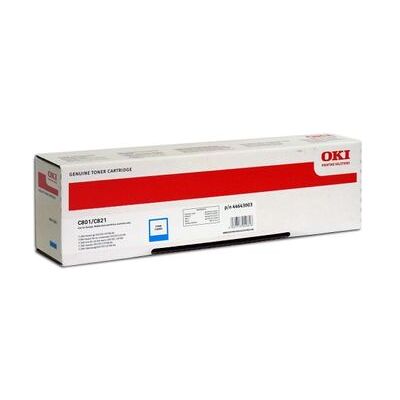 Oki Toner Laser Cian 7.300 Paginas C/801dn/801n/821dn/821n Oki Toner Laser Cian 7.300 Paginas C/801dn/801n/821dn/821n
