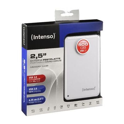 Disco Duro Intenso 2,5" Externo 500gb White Case Usb 3.0 (compatible Usb 2.0) 6021531 Disco Duro Intenso 2,5" Externo 500gb White Case Usb 3.0 (compatible Usb 2.0) 6021531