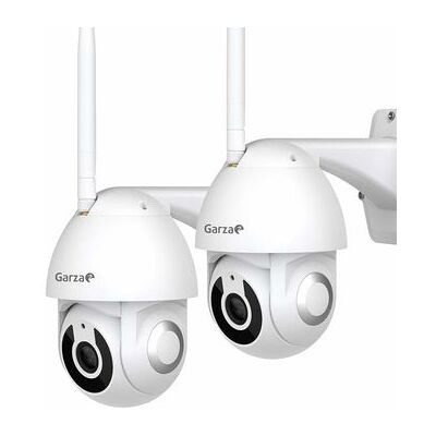 GARZA SMART Pack De 2 Cámaras De Vigilancia Exterior Inteligente Wifi 360° Con Visión Nocturna Y Detección De Movimiento GARZA SMART Pack De 2 Cámaras De Vigilancia Exterior Inteligente Wifi 360° Con Visión Nocturna Y Detección De Movimiento