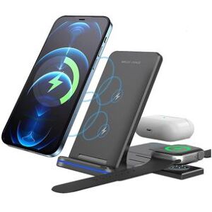 FENGWEN Cargador Qi-free Con Certificación De Seguridad Para Apple Y Samsung (negro) FENGWEN Cargador Qi-free Con Certificación De Seguridad Para Apple Y Samsung (negro)