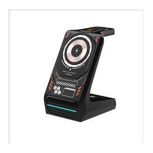 FENGWEN Estación De Carga Inalámbrica De Carga Rápida Qi Series Para Apple Y Samsung Magnetic Black FENGWEN Estación De Carga Inalámbrica De Carga Rápida Qi Series Para Apple Y Samsung Magnetic Black