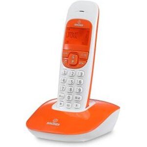 Brondi Nice Teléfono Dect Naranja, Blanco Identificador De Llamadas