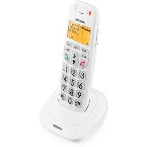 Brondi Bravo Bright Teléfono Dect Blanco Identificador De Llamadas