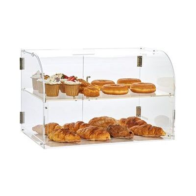 Vitrina De Acrílico De 2 Niveles Para Pastelería Y Bollería Tekmaquinas Vitrina De Acrílico De 2 Niveles Para Pastelería Y Bollería Tekmaquinas