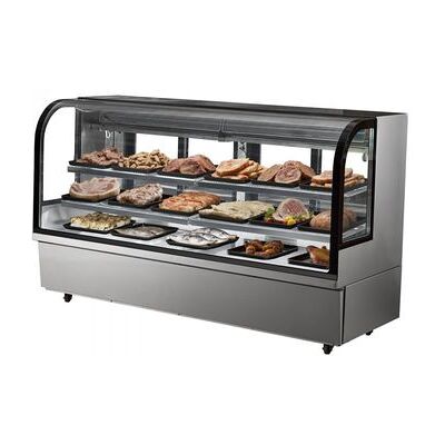 Vitrina Refrigerada De Acero Inoxidable 901l Con Led, Vidrio Templado Y Control De Temperatura Tekmaquinas Vitrina Refrigerada De Acero Inoxidable 901l Con Led, Vidrio Templado Y Control De Temperatura Tekmaquinas