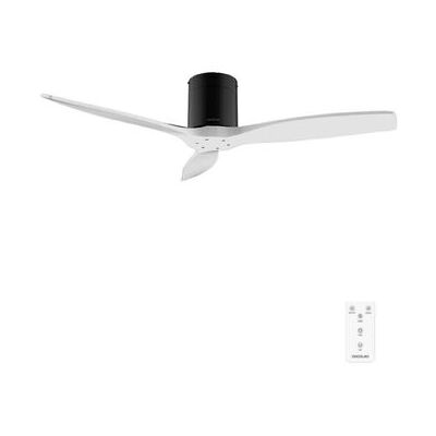 Ventilador De Techo Con Mando A Distancia De 52" Energysilence Aero 5400 Classic Black&white. Motor Dc 40w, 3 Aspas Cecotec Ventilador De Techo Con Mando A Distancia De 52" Energysilence Aero 5400 Classic Black&white. Motor Dc 40w, 3 Aspas Cecotec