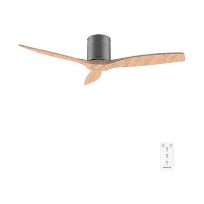 Ventilador De Techo Con Mando A Distancia De 52" Energysilence Aero 5400 Classic Iron&lightwood. Motor Dc 40w, 3 Aspas Cecotec Ventilador De Techo Con Mando A Distancia De 52" Energysilence Aero 5400 Classic Iron&lightwood. Motor Dc 40w, 3 Aspas Cecotec