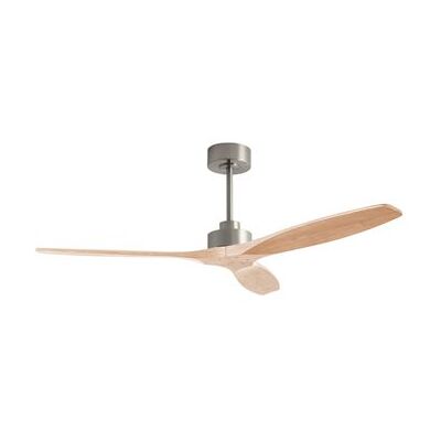Forlight Forlight - Ventilador Stem Evo Ø1320mm Acero Niquel Satinado Palas Madera Clara Forlight Forlight - Ventilador Stem Evo Ø1320mm Acero Niquel Satinado Palas Madera Clara