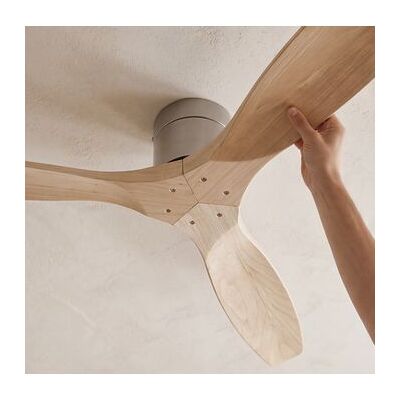 Forlight Forlight - Ventilador Stem Evo Ø1320mm Tube Acero Niquel Satinado Palas Madera Clara Forlight Forlight - Ventilador Stem Evo Ø1320mm Tube Acero Niquel Satinado Palas Madera Clara