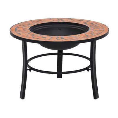 Brasero De Mosaico Cerámica Terracota 68 Cm Vidaxl Brasero De Mosaico Cerámica Terracota 68 Cm Vidaxl