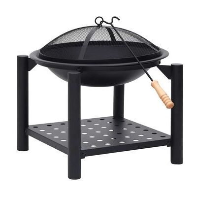 Brasero Con Atizador Acero 54x54x55 Cm Vidaxl Brasero Con Atizador Acero 54x54x55 Cm Vidaxl