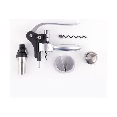 Set de Vino Scalpers - Sacacorchos negro elegante con accesorios Set de Vino Scalpers - Sacacorchos negro elegante con accesorios