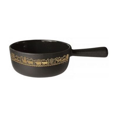 STÖCKLI Modelo 7218.14aa Olla de fundido en hierro esmaltado oro - 18cm STÖCKLI Modelo 7218.14aa Olla de fundido en hierro esmaltado oro - 18cm