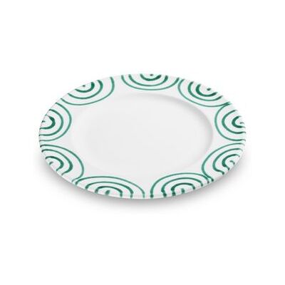 GMUNDNER KERAMIK Gmundner Cerámica Verde Flameado, Plato De Postre Gourmet (ø 22cm) GMUNDNER KERAMIK Gmundner Cerámica Verde Flameado, Plato De Postre Gourmet (ø 22cm)