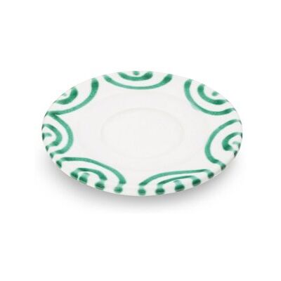 GMUNDNER KERAMIK Gmundner Cerámica Plato Verde Flameado Espresso (ø 11cm) GMUNDNER KERAMIK Gmundner Cerámica Plato Verde Flameado Espresso (ø 11cm)