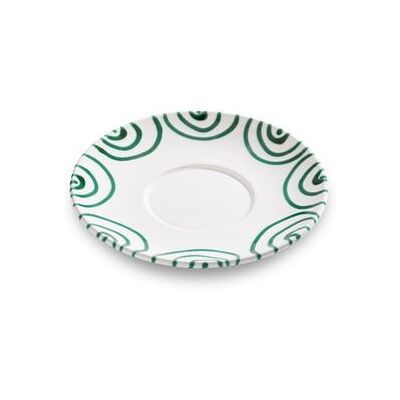 GMUNDNER KERAMIK Gmundner Cerámica Verde Flameado, Platito Taza De Té Maxima (ø18cm) GMUNDNER KERAMIK Gmundner Cerámica Verde Flameado, Platito Taza De Té Maxima (ø18cm)