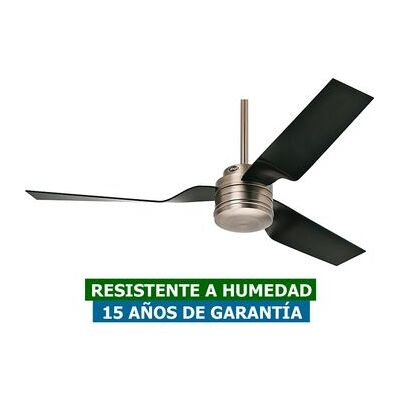 CASAFAN Ventilador De Techo Hunter 50638 Cabo Frio Si Negro/ Plateado Mate CASAFAN Ventilador De Techo Hunter 50638 Cabo Frio Si Negro/ Plateado Mate