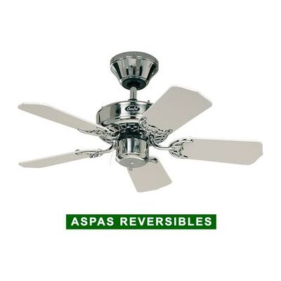 Ventilador De Techo Casafan 507502 Classic Royal 75cm Blanco O Mimbre/cromado Ventilador De Techo Casafan 507502 Classic Royal 75cm Blanco O Mimbre/cromado