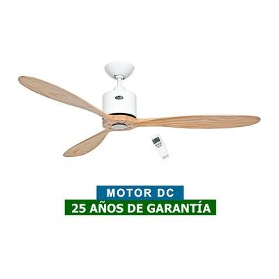 CasaFan Aeroplan Eco Ventilador de Techo Blanco/Madera 132cm CasaFan Aeroplan Eco Ventilador de Techo Blanco/Madera 132cm