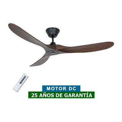 Ventilador De Techo Casafan 315217 Eco Genuino 152 Madera Maciza Natural/negro Mate Ventilador De Techo Casafan 315217 Eco Genuino 152 Madera Maciza Natural/negro Mate