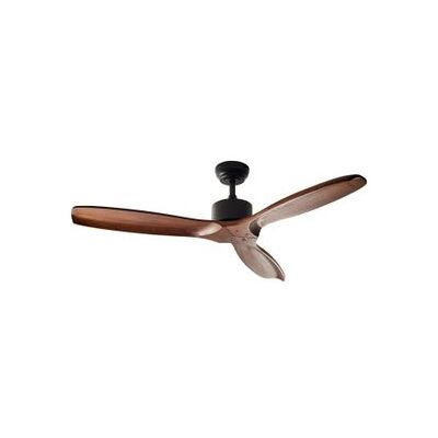 BELIANI Ventilador De Techo Rústico De Madera Maciza Con Mando A Distancia 5 Opciones De Velocidad Marrón Oscuro Arani BELIANI Ventilador De Techo Rústico De Madera Maciza Con Mando A Distancia 5 Opciones De Velocidad Marrón Oscuro Arani
