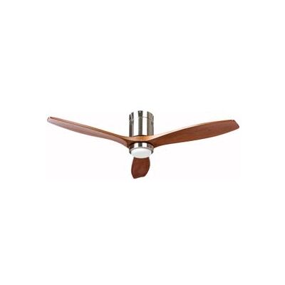 BELIANI Ventilador De Techo Moderno Con Mando A Distancia Iluminación Led Madera Marrón Piaye BELIANI Ventilador De Techo Moderno Con Mando A Distancia Iluminación Led Madera Marrón Piaye
