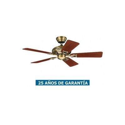 Ventilador De Techo Hunter Seville Ii 24034 Nogal O Roble Medio / Latón Antiguo Ventilador De Techo Hunter Seville Ii 24034 Nogal O Roble Medio / Latón Antiguo