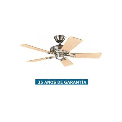 Ventilador De Techo Hunter Seville Ii 24038 Arce O Gris / Cromo Satinado Ventilador De Techo Hunter Seville Ii 24038 Arce O Gris / Cromo Satinado