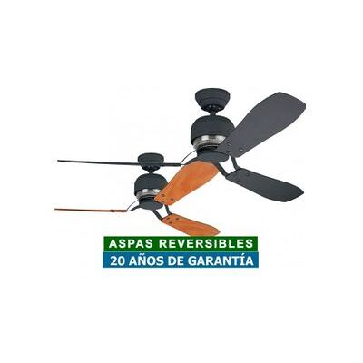 Ventilador De Techo Hunter 24545 Industrie Ii Grafito O Castaño/ Grafito Ventilador De Techo Hunter 24545 Industrie Ii Grafito O Castaño/ Grafito