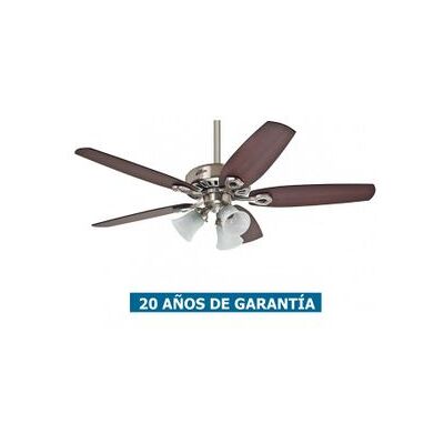 Ventilador De Techo Con Luz Hunter 50561 Builder Plus 132 Cereza O Nogal / Cromado Ventilador De Techo Con Luz Hunter 50561 Builder Plus 132 Cereza O Nogal / Cromado