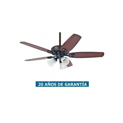 Ventilador De Techo Con Luz Hunter 50562 Builder Plus 132 Cereza O Nogal / Bronce Ventilador De Techo Con Luz Hunter 50562 Builder Plus 132 Cereza O Nogal / Bronce