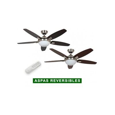 Ventilador De Techo Hunter Con Luz 50612 Contempo 132 Nogal Oscuro O Cerezo / Cromado Ventilador De Techo Hunter Con Luz 50612 Contempo 132 Nogal Oscuro O Cerezo / Cromado