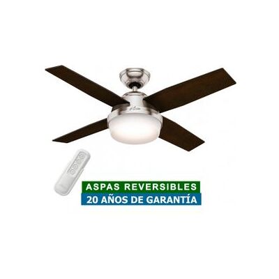 Ventilador De Techo Hunter Con Luz 50628 Dante Roble Negro O Chocolate Ventilador De Techo Hunter Con Luz 50628 Dante Roble Negro O Chocolate