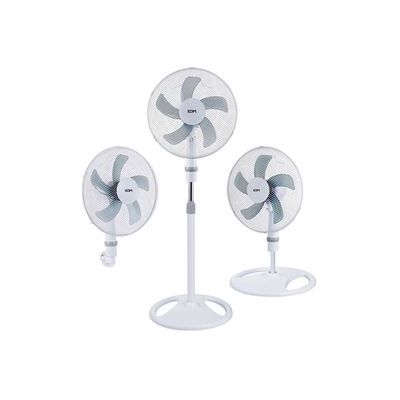 EDM Blanco 3 en 1 Ventilador 45W Modelo 33530 EDM Blanco 3 en 1 Ventilador 45W Modelo 33530