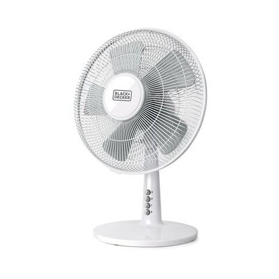 B+D Black+decker Ventilador, Plástico, Blanco B+D Black+decker Ventilador, Plástico, Blanco