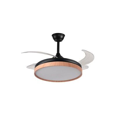 FERRIMEX Cosmos Mini Negro/Haya Ventilador de Techo Retráctil - Ventilador de Techo FERRIMEX Cosmos Mini Negro/Haya Ventilador de Techo Retráctil - Ventilador de Techo