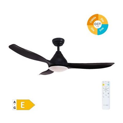 Ventilador de Techo Luma con Luz - 3 Aspas, 117cm, DC, Negro Ventilador de Techo Luma con Luz - 3 Aspas, 117cm, DC, Negro