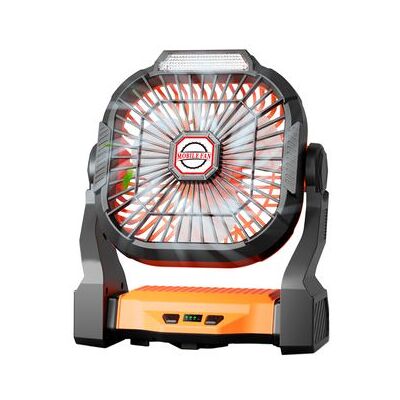Dam Ventilador Con Motor Sin Escobillas, Led Con 4 Luces, 4 Velocidades, 3 Niveles De Luz. Ángulo Ajustable De 90º, Gancho Para Colgar Y Powerbank De 5200 Mah. Color: Negro Dam Ventilador Con Motor Sin Escobillas, Led Con 4 Luces, 4 Velocidades, 3 Niveles De Luz. Ángulo Ajustable De 90º, Gancho Para Colgar Y Powerbank De 5200 Mah. Color: Negro